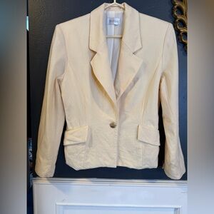 54 🩷 100% Virgin Wool 80’s/90’s Bianca Blazer
